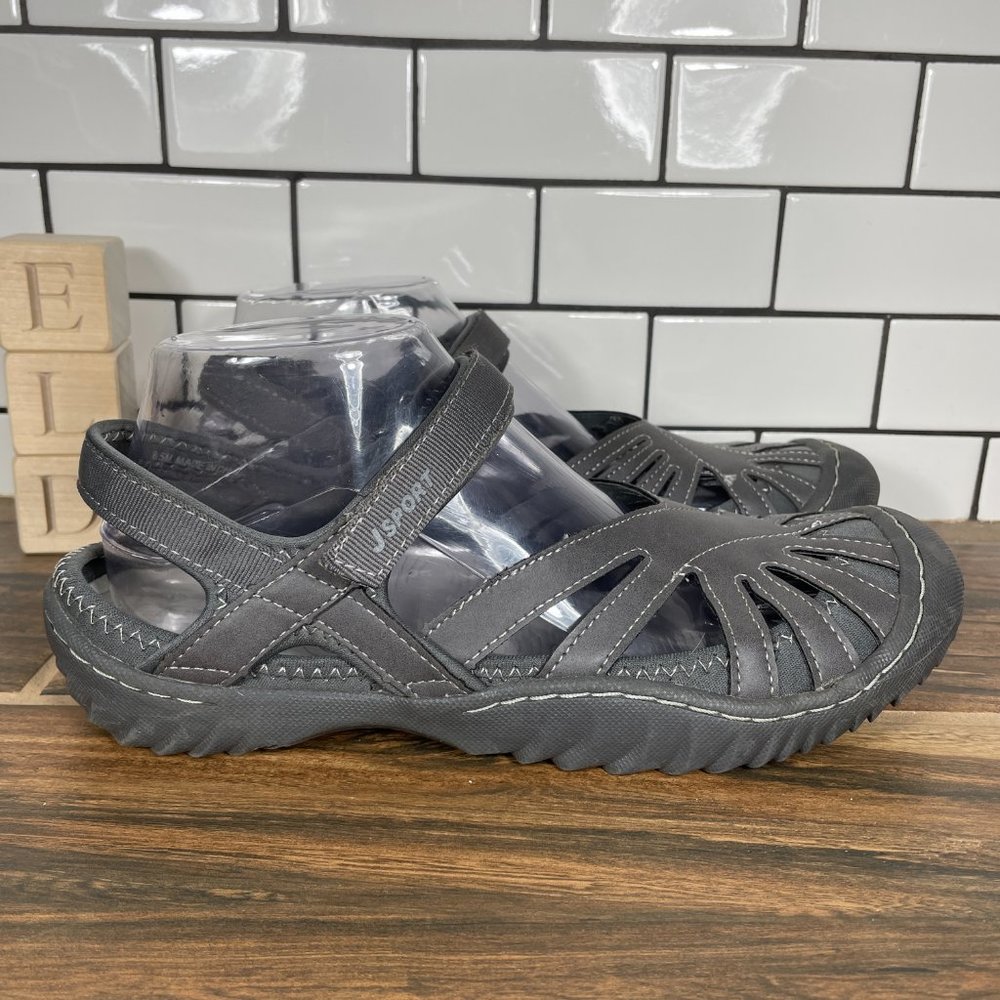 JSport by Jambu Poppy Womens Size 8.5 Shoes Gray All Terra Traction Sport Sandal - Picture 3 of 14